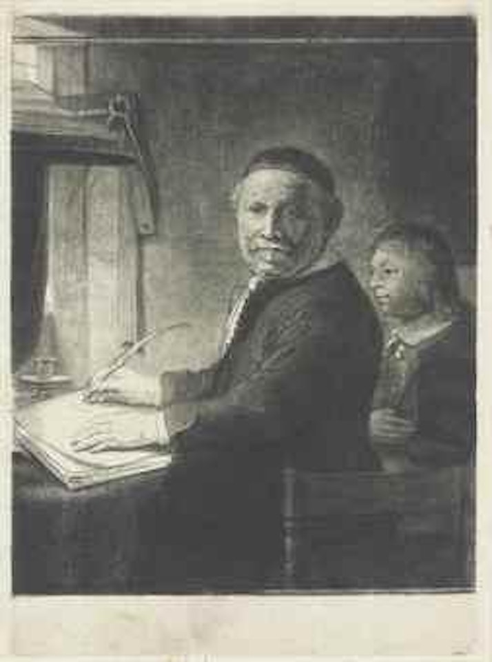 Lieven Willemsz. van Coppenol, Writing Master: Smaller Plate by Attributed to Rembrandt Harmensz van Rijn