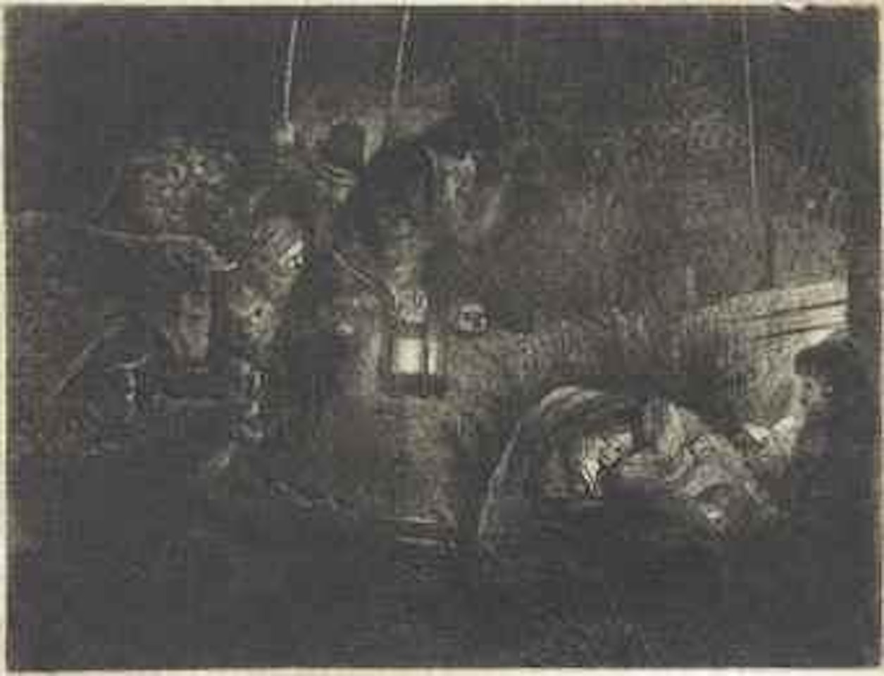 The Adoration of the Shepherds: A Night Piece by Attributed to Rembrandt Harmensz van Rijn