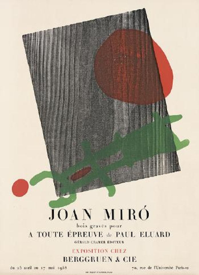 A Toute Epreuve de Paul Eluard by Joan Miró