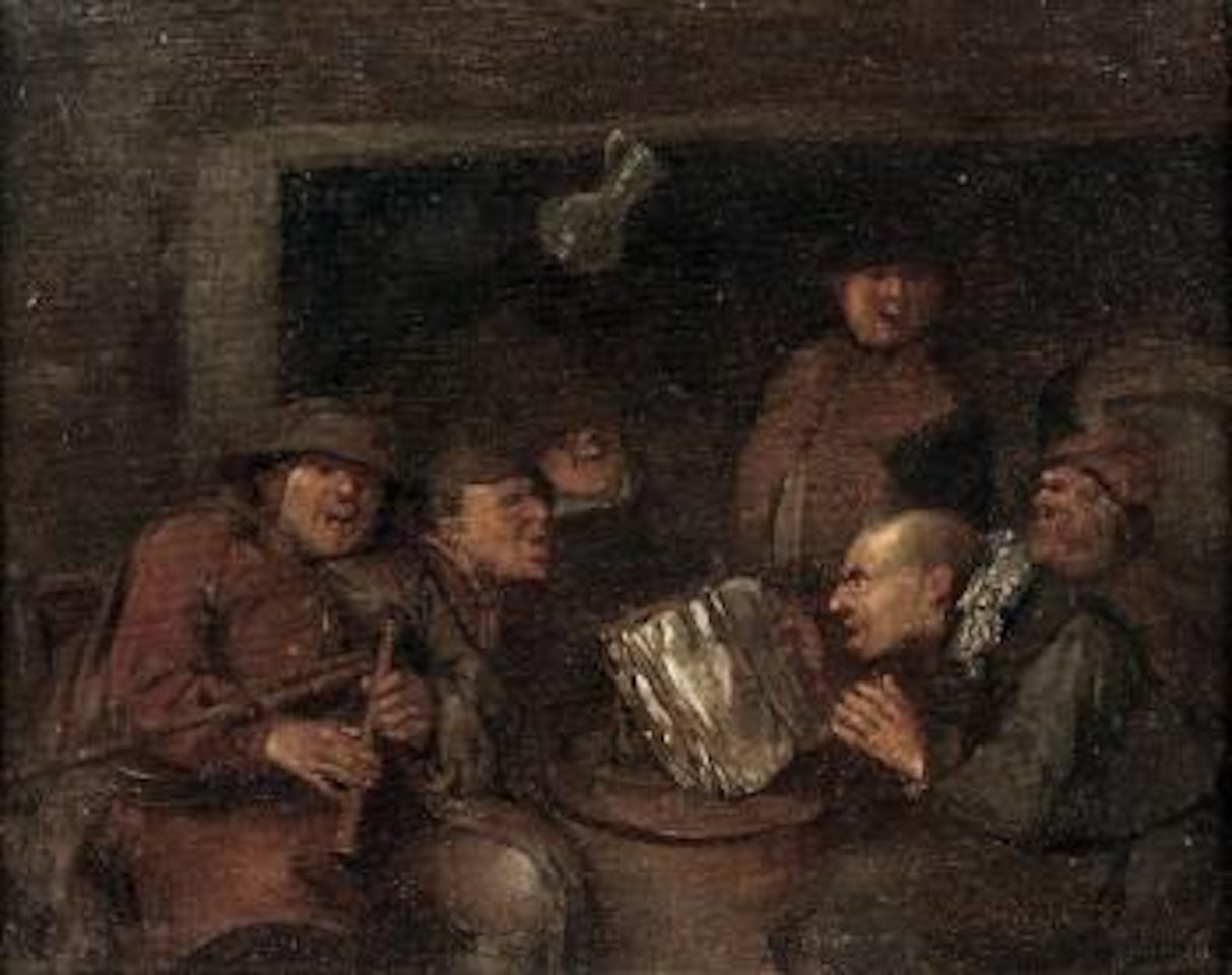 La lecture de la Gazette by Egbert van Heemskerk III