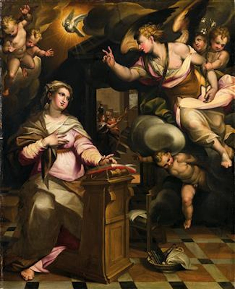 The Annunciation to the Virgin by BOLOGNESE SCHOOL