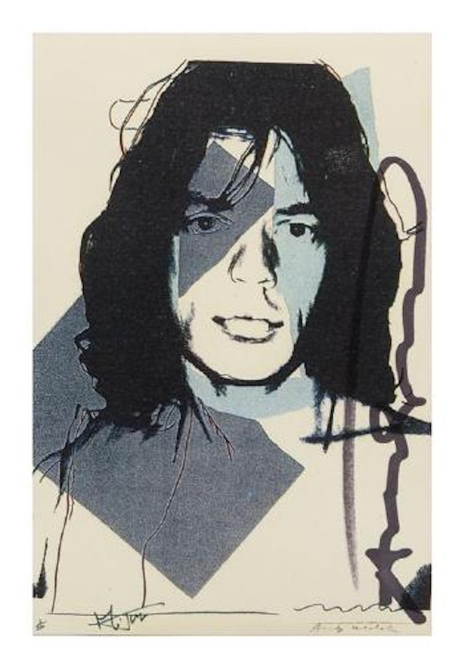 Mick Jagger by Andy Warhol