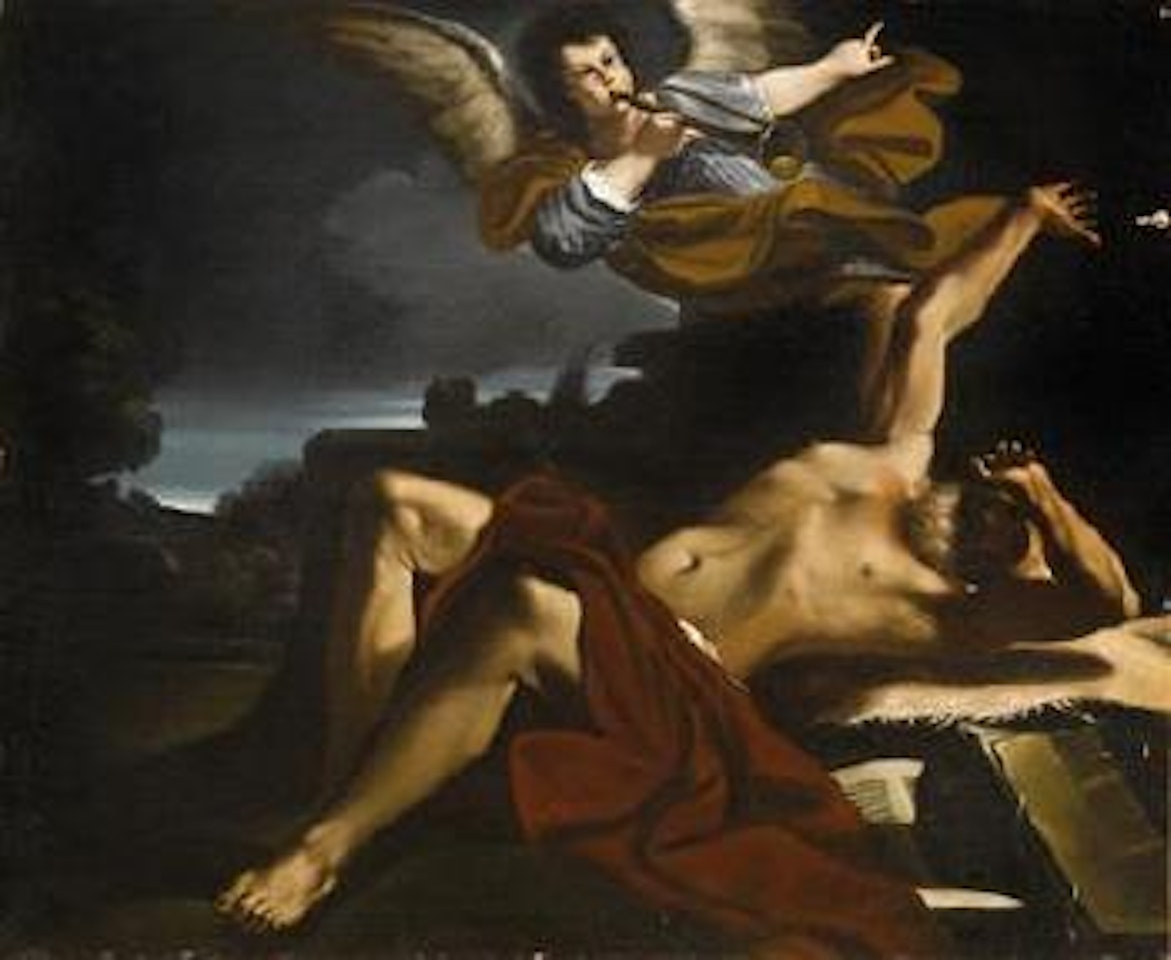The Vision of Saint Jerome by Guercino