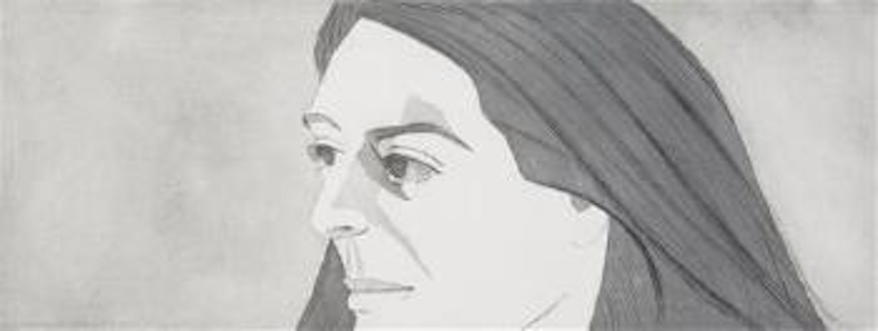 Large Head of Aida by Alex Katz