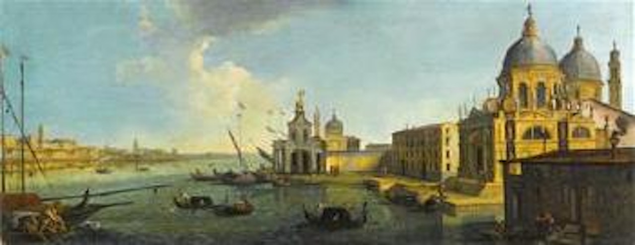 View of Santa Maria della Salute and the Punta della Dogana, Venice by Canaletto