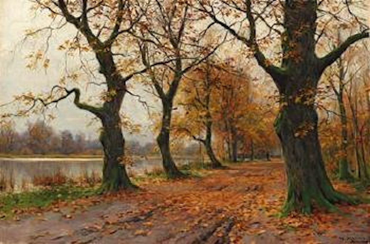 Scene of the Spreewald by Walter Moras