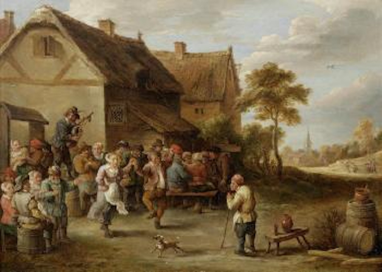 Villagers Merry-making by David Teniers II