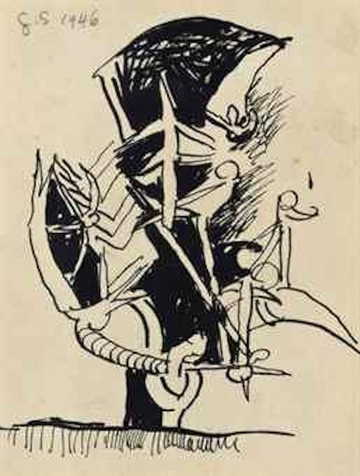 Study for Thorn Head by Graham Sutherland