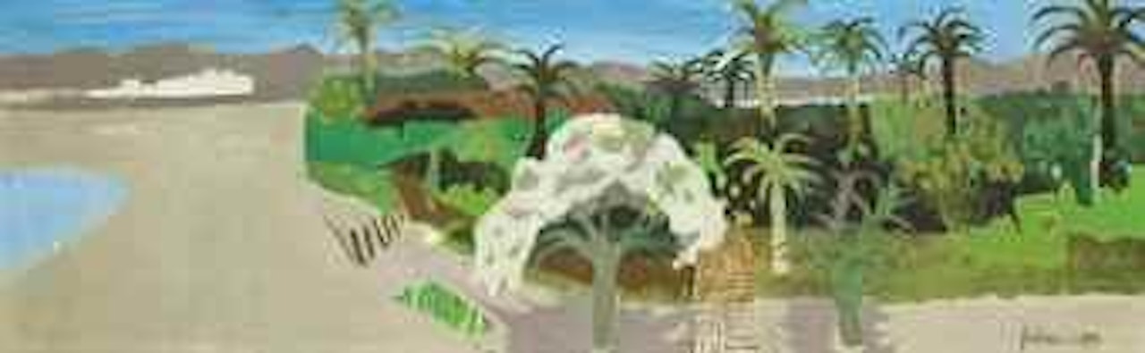 Garden at Aqaba, Jordan by Mary Fedden