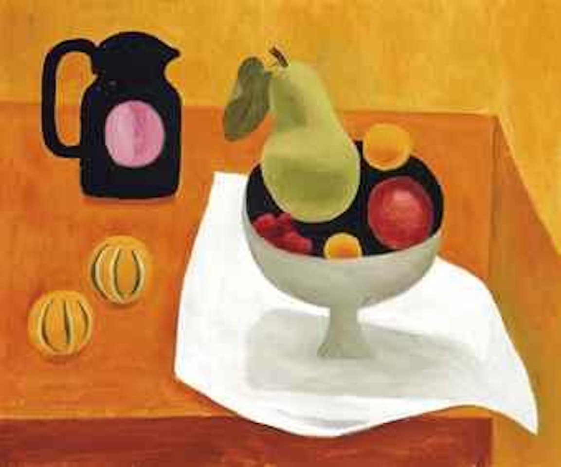 Still-life with pear and jug by Mary Fedden