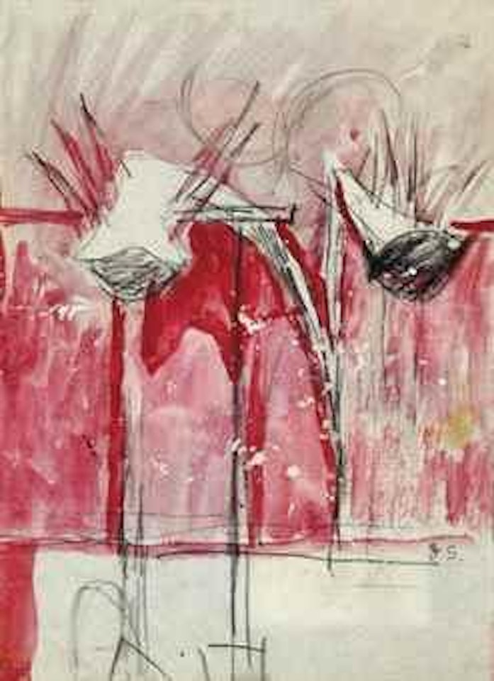 Study for 'Palm and House' by Graham Sutherland