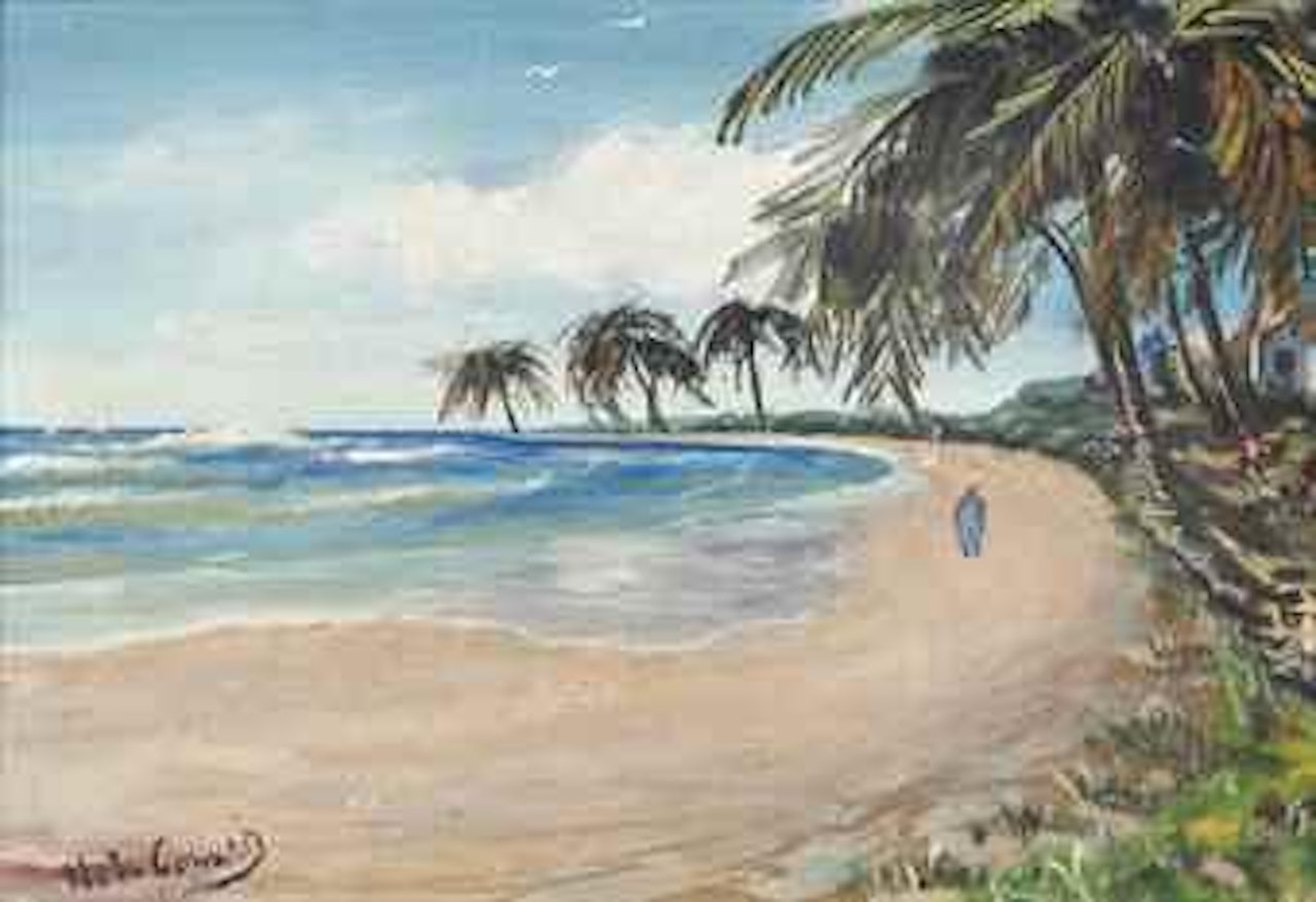 On the beach, Jamaica by Noel Coward