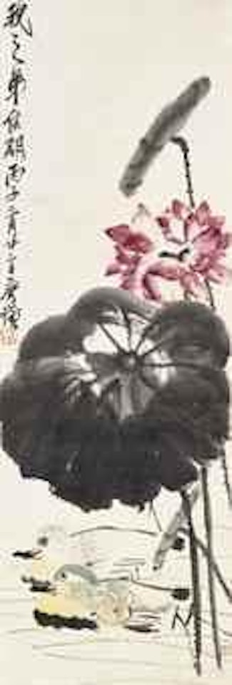 Mandarin Ducks and Lotus by Qi Baishi