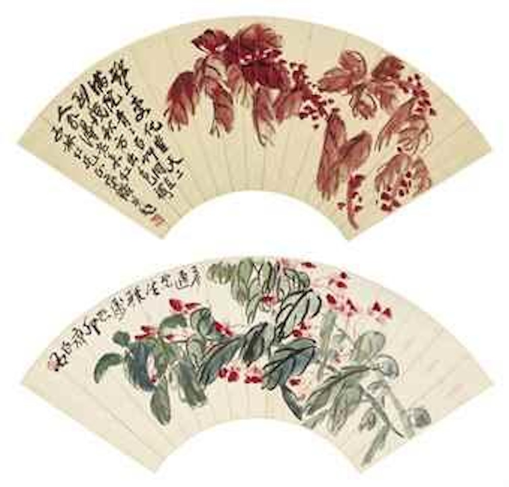 Amaranth/ Begonia by Qi Baishi