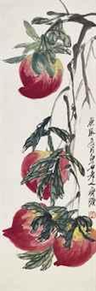 Peaches by Qi Baishi