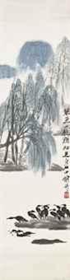 Cormorants and Willow by Qi Baishi