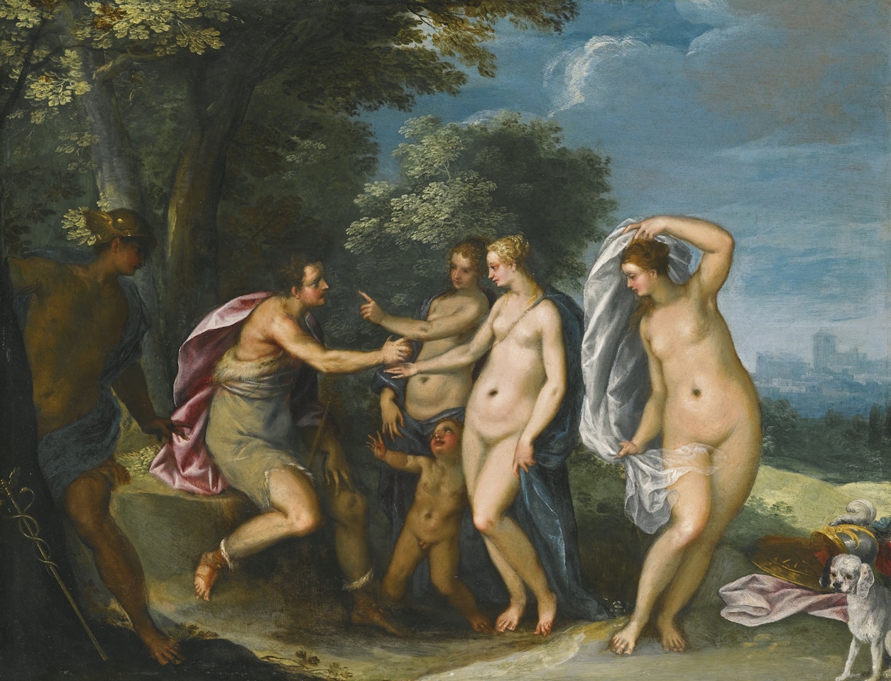 THE JUDGMENT OF PARIS by Hans Rottenhammer the Elder