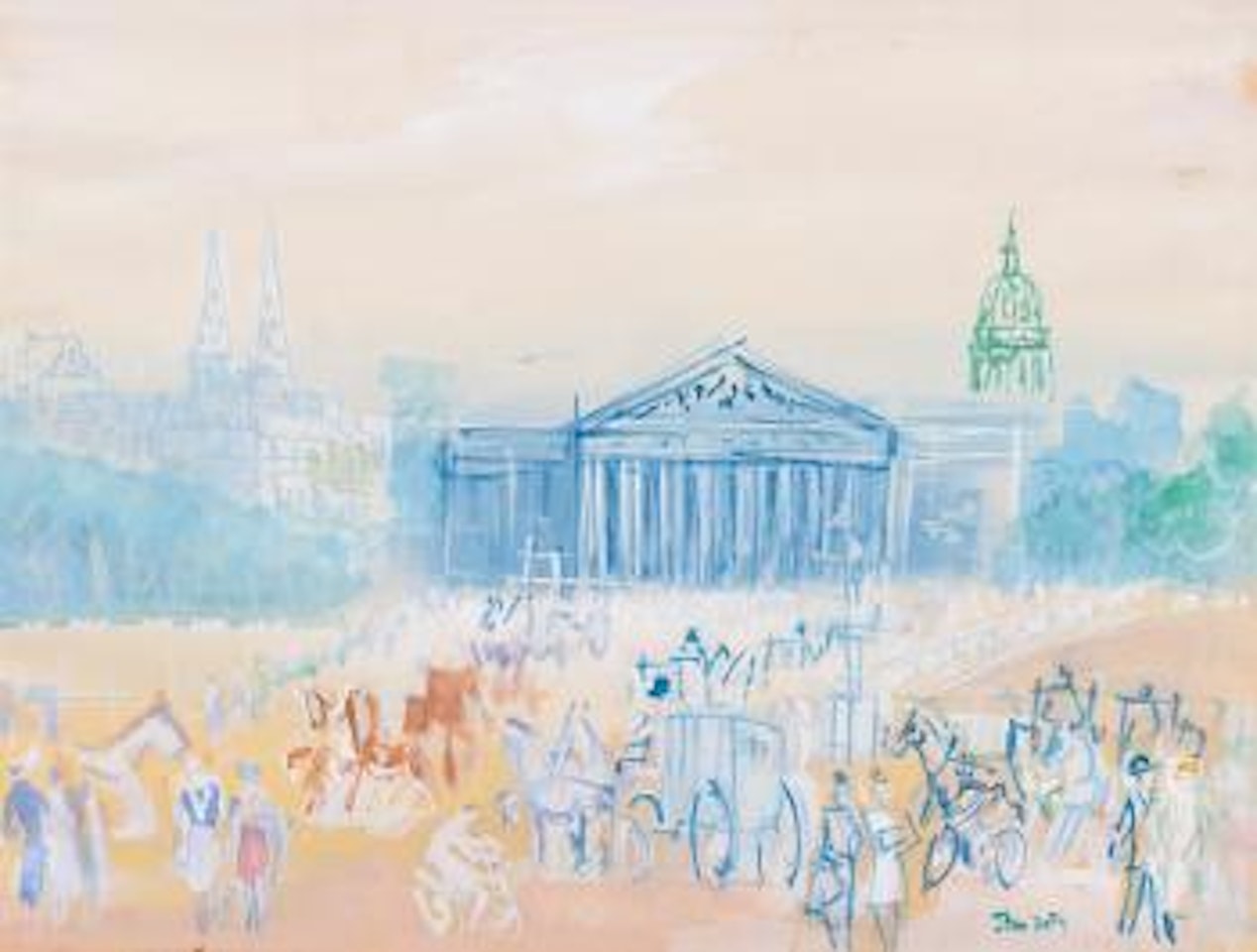 L'assemblée Nationale by Jean Dufy