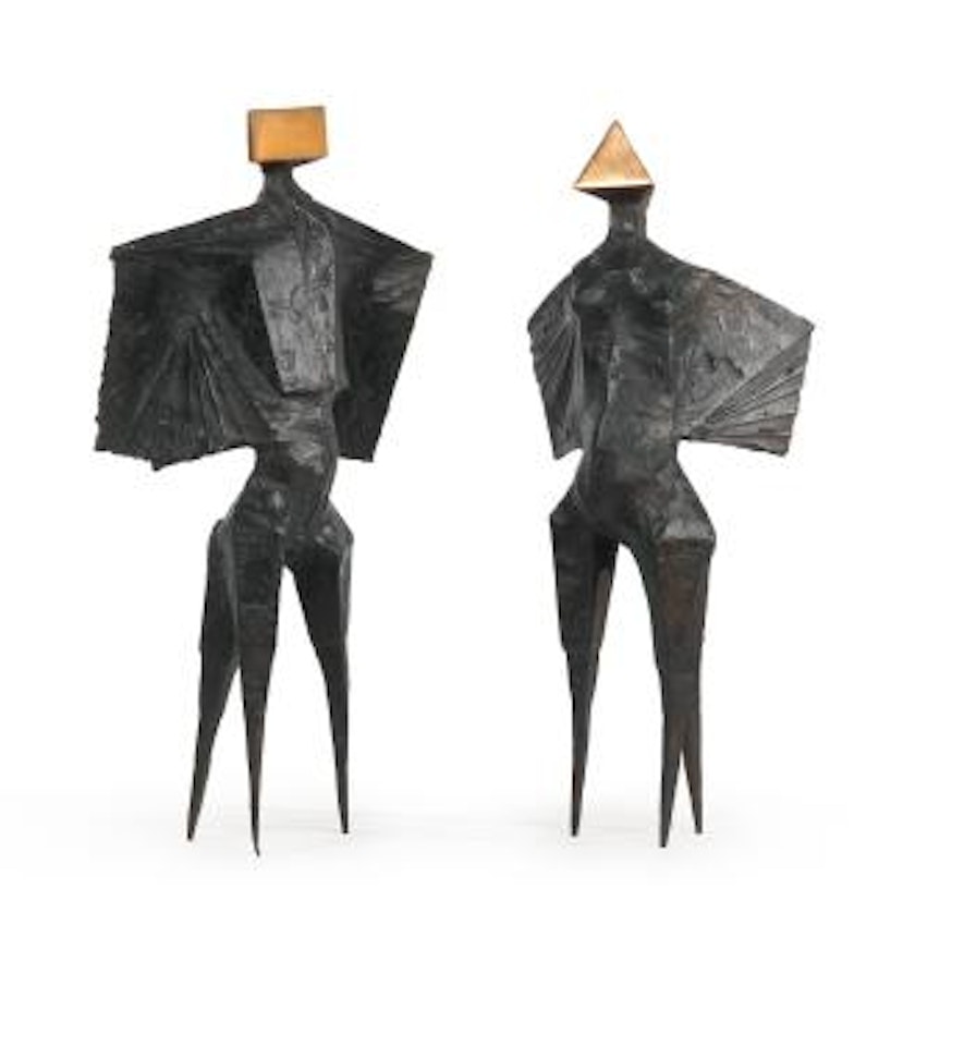 Two winged figures by Lynn Chadwick
