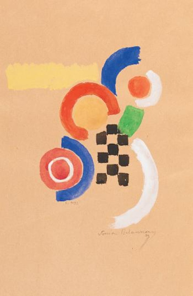 Rythme coloré no. F1093 by Sonia Delaunay