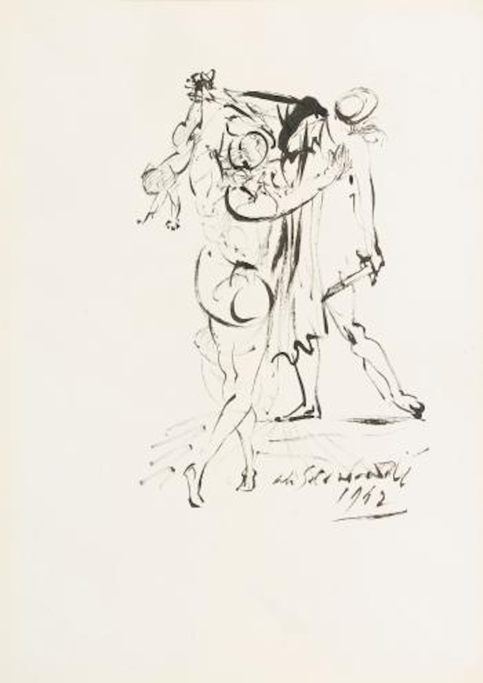 La sagesse de salomon by Salvador Dali