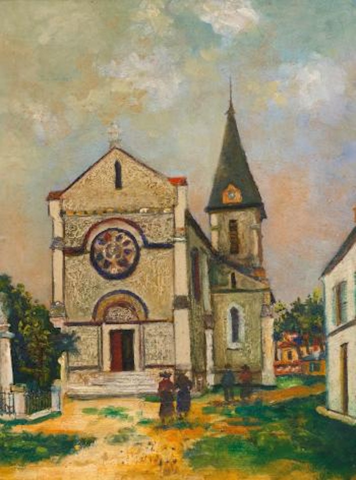 L'église En Province by Maurice Utrillo