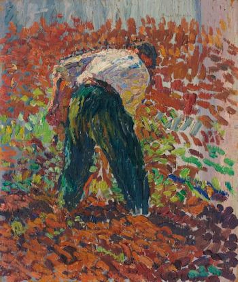 Paysan dans le domaine by Henri Jean Guillaume Martin