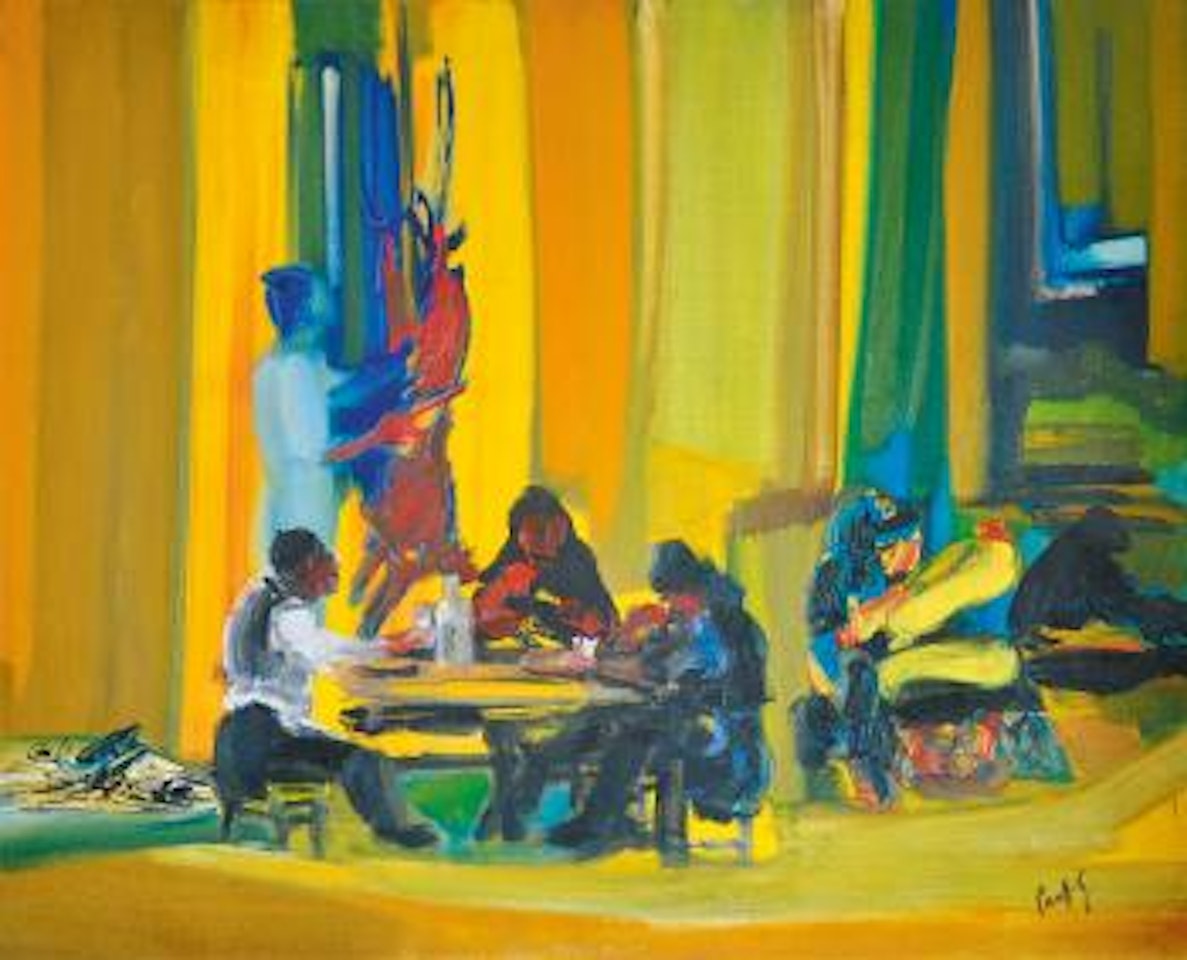 Traditional Lebanese Supper by Paul Guiragossian