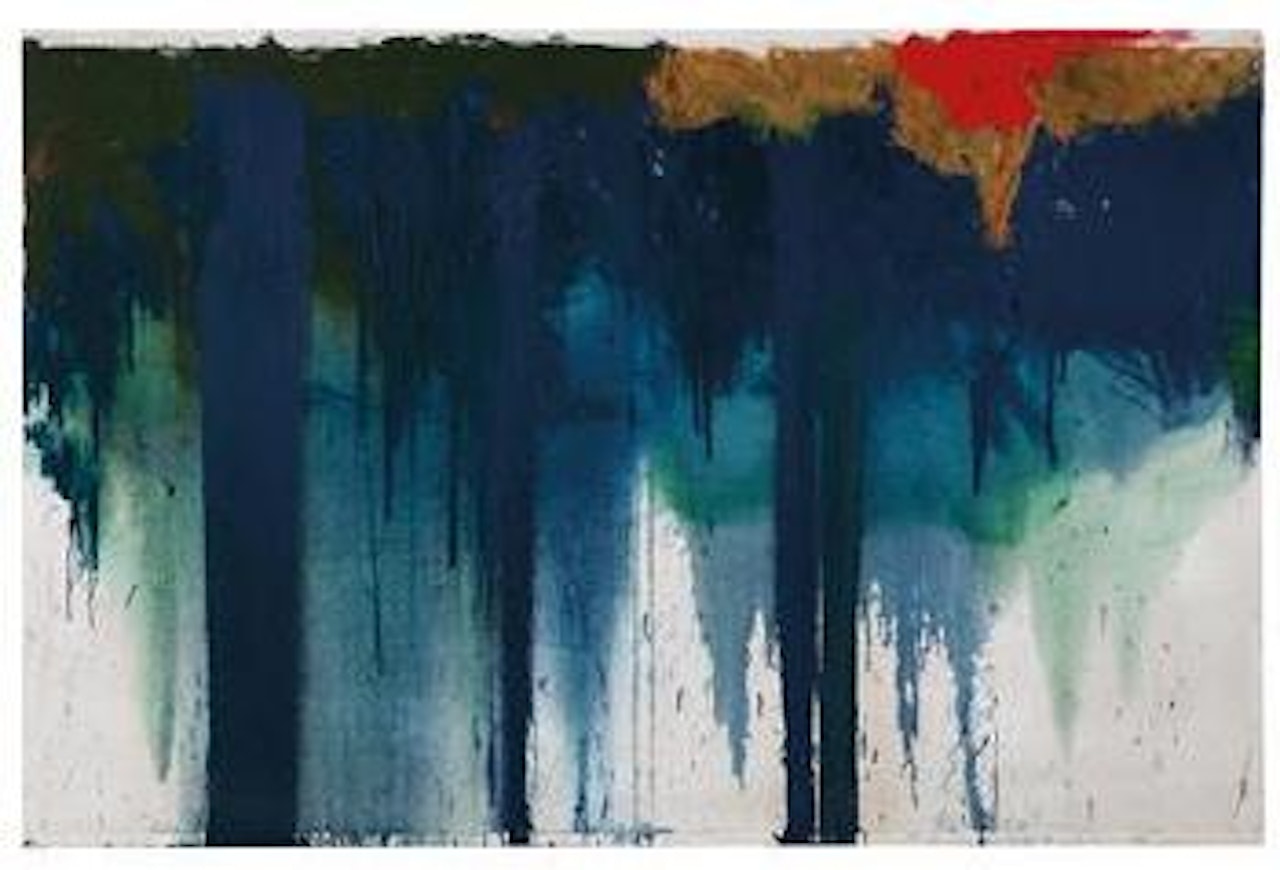 Action painting by Hermann Nitsch