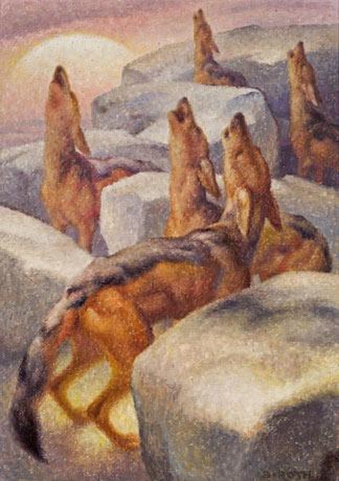 Mondaufgang by Norbertine Bresslern-Roth