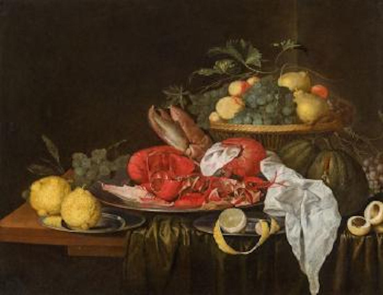 Still Life with Lobster and Fruits by Jan Davidsz de Heem