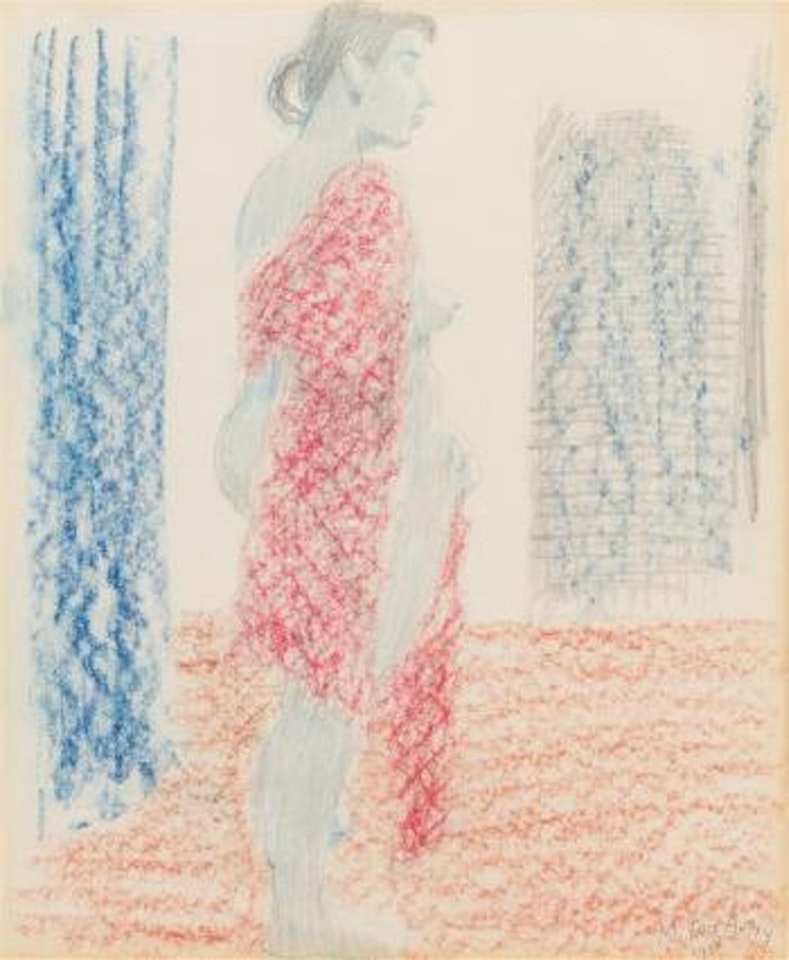 Red Shawl by Milton Avery