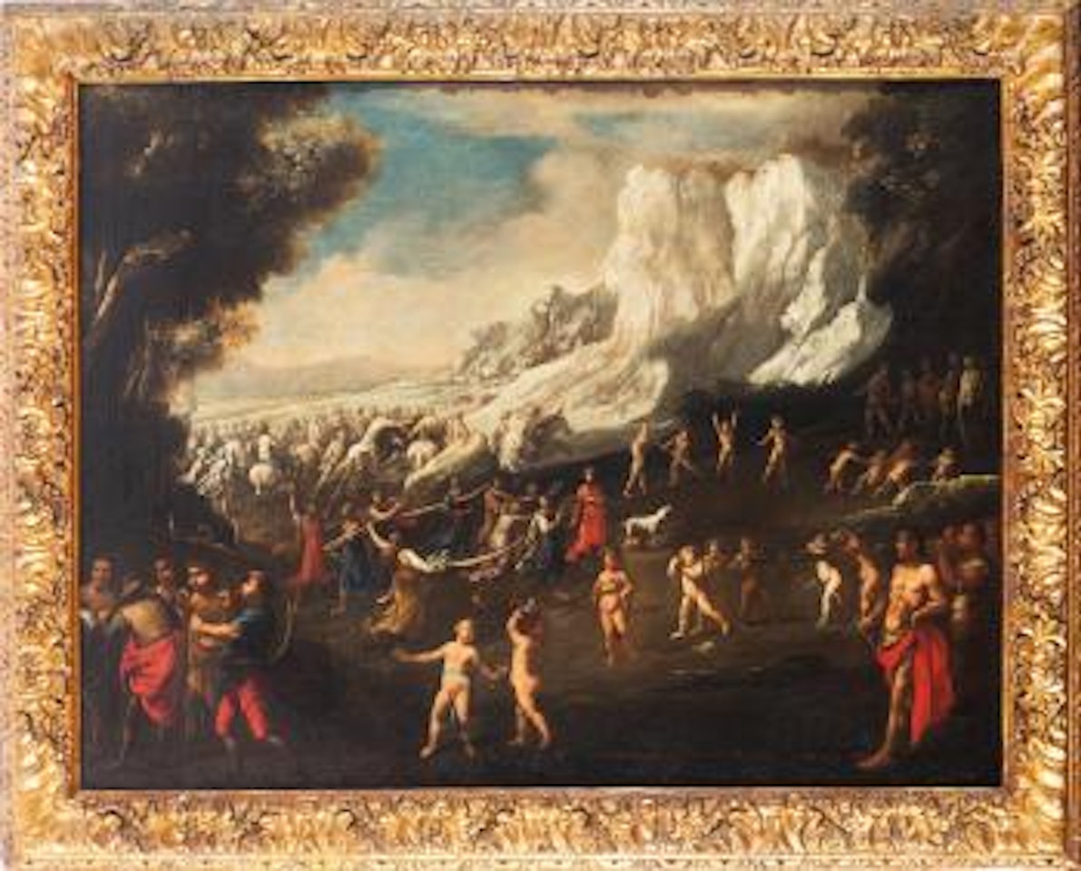 Davide festeggiato dalle fanciulle d’Israele by Neapolitan School
