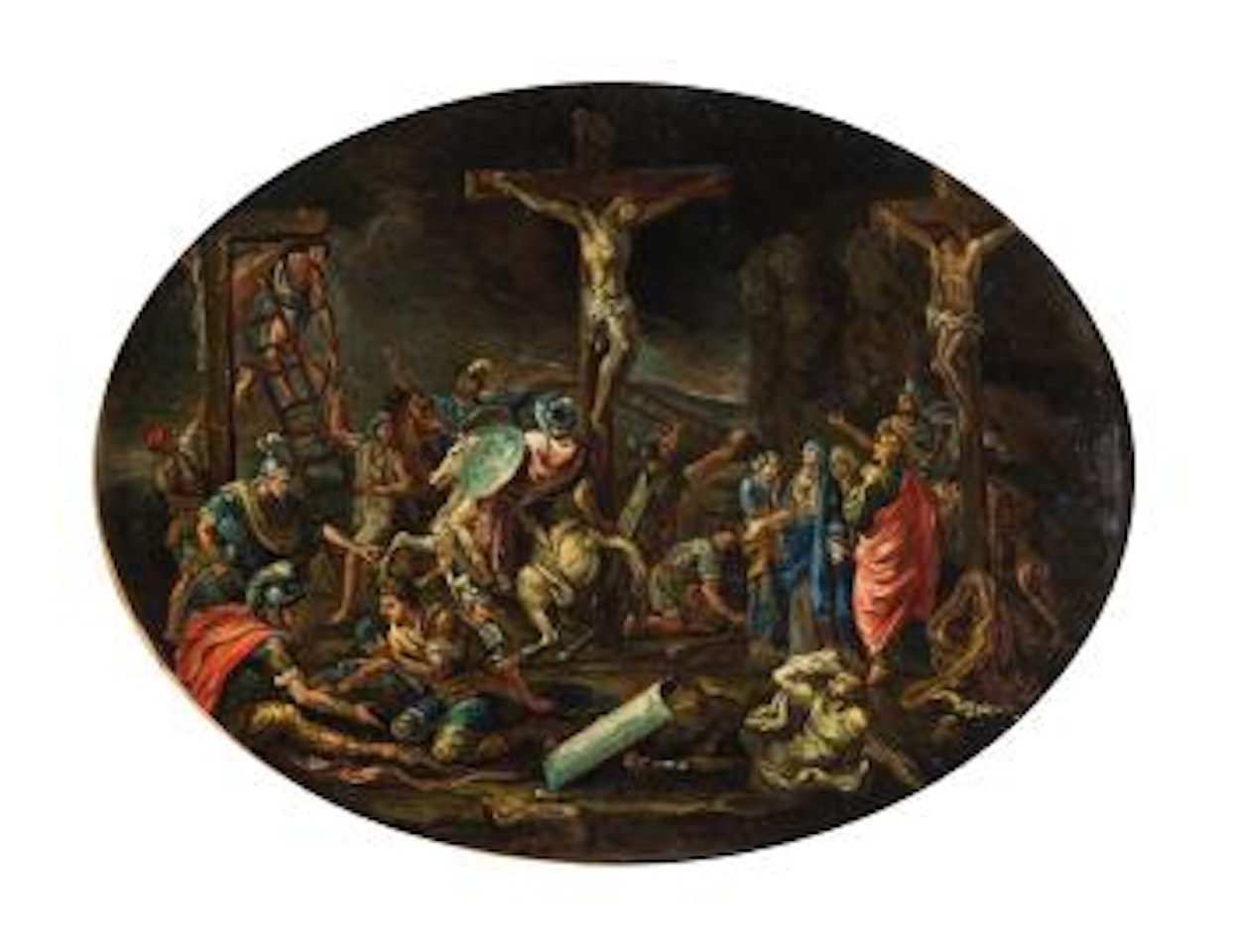 Crocifissione by French School