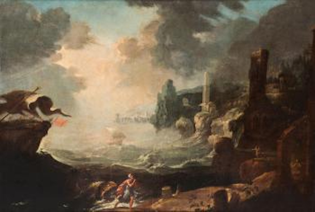 Giona e la balena by Italian School