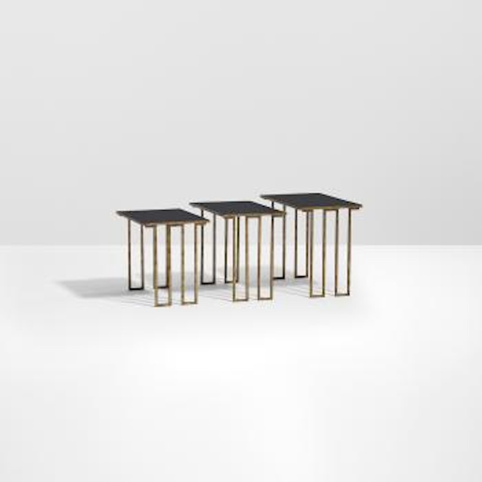 Créneaux nesting tables by Jean Royere