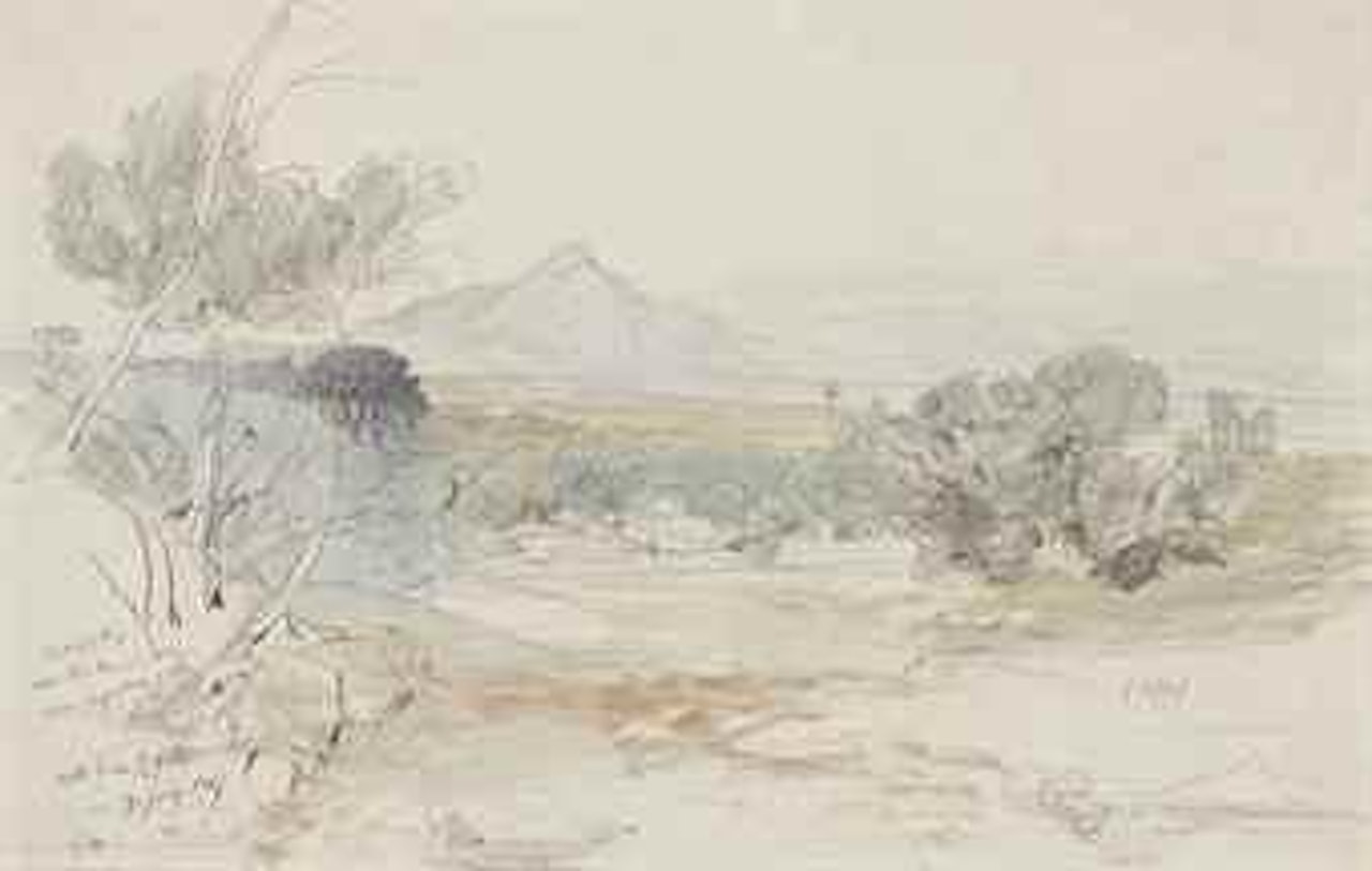 Miles from Cefalu, Sicily by Edward Lear
