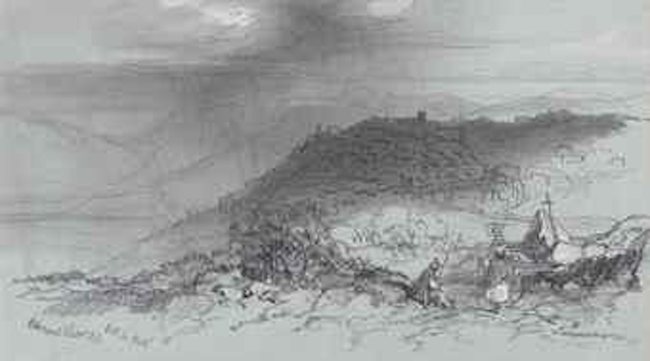 Sonnino, Lazio, Italy by Edward Lear