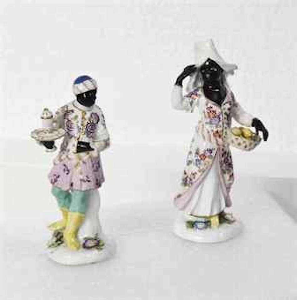 Two blackamoor figures by Peter Reinicke