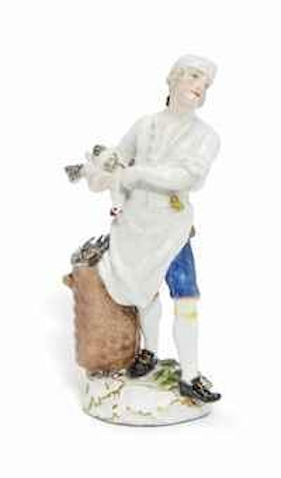 A poultry-plucker from the ‘cris de paris' series by Peter Reinicke
