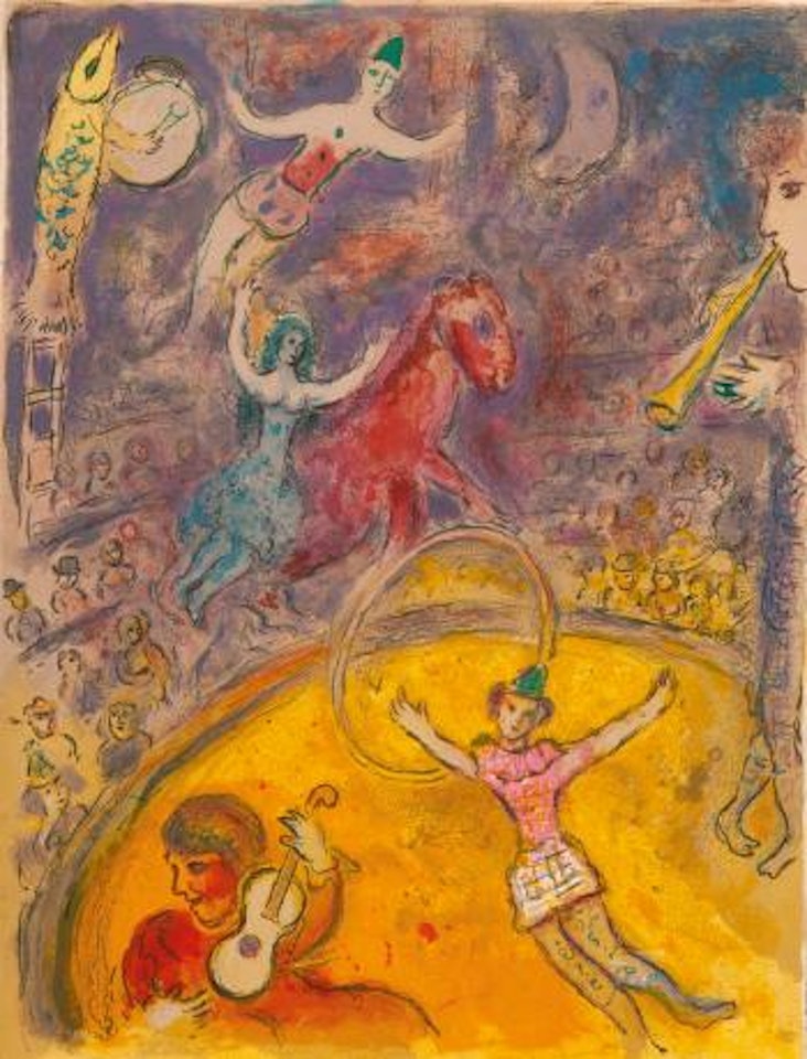Cirque (M. 490-527; C. Bks. 68) by Marc Chagall