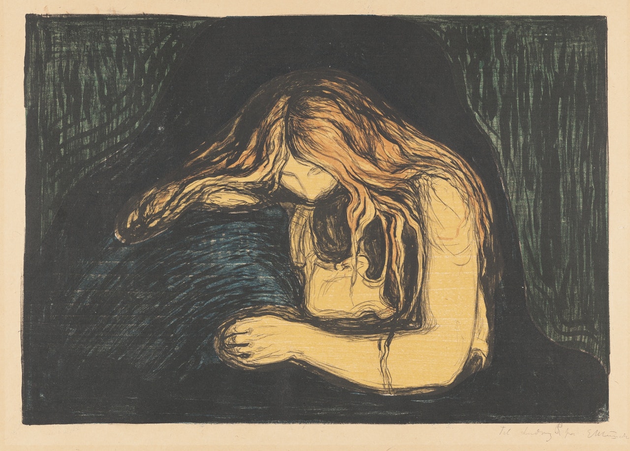 VAMPYR II (W. 41) by Edvard Munch