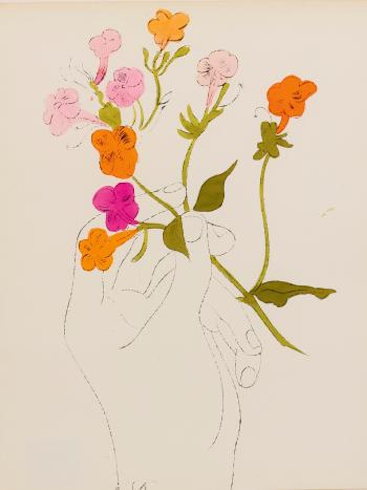 [Hand and Flowers] (See F. & S. IV.125) by Andy Warhol