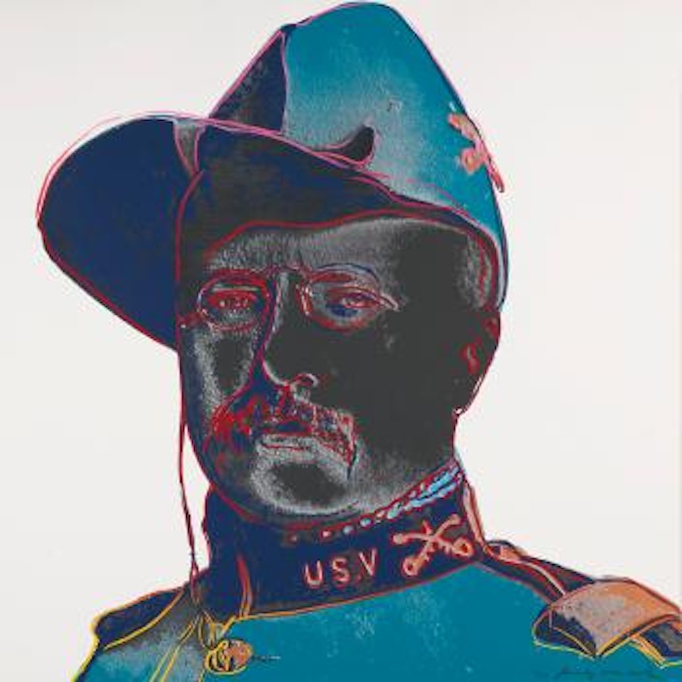 Teddy Roosevelt (F. & S. II.386) by Andy Warhol