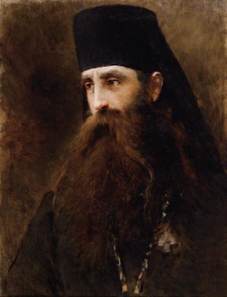 Portrait of a Priest by Konstantin Makovsky