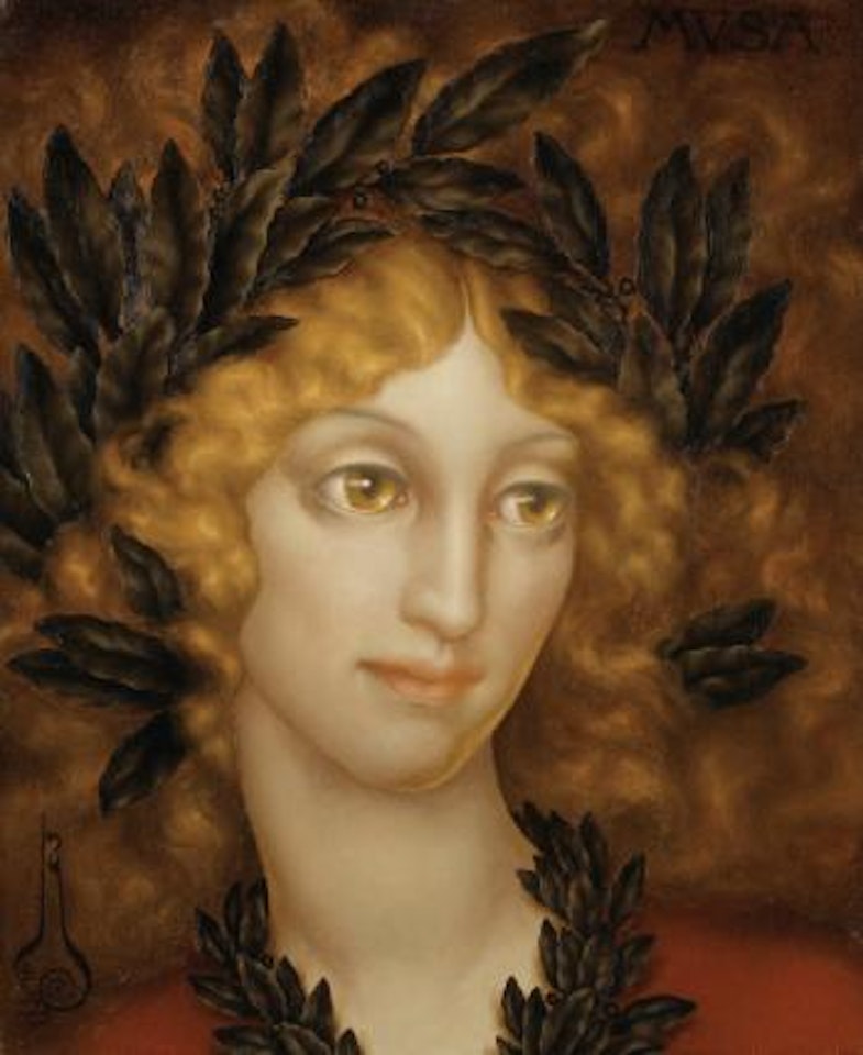 Muse by Nikolai Konstantinovich Kalmakov