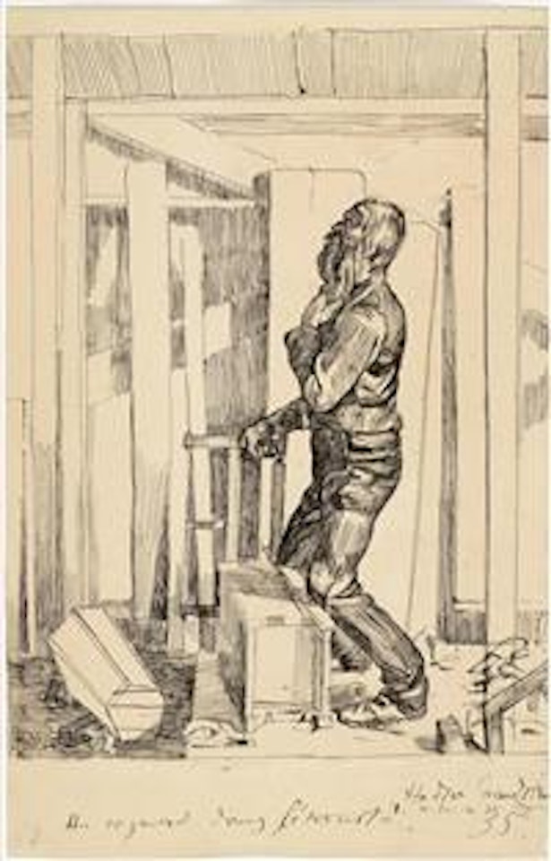 Un Regard Dans L'éternité by Ferdinand Hodler