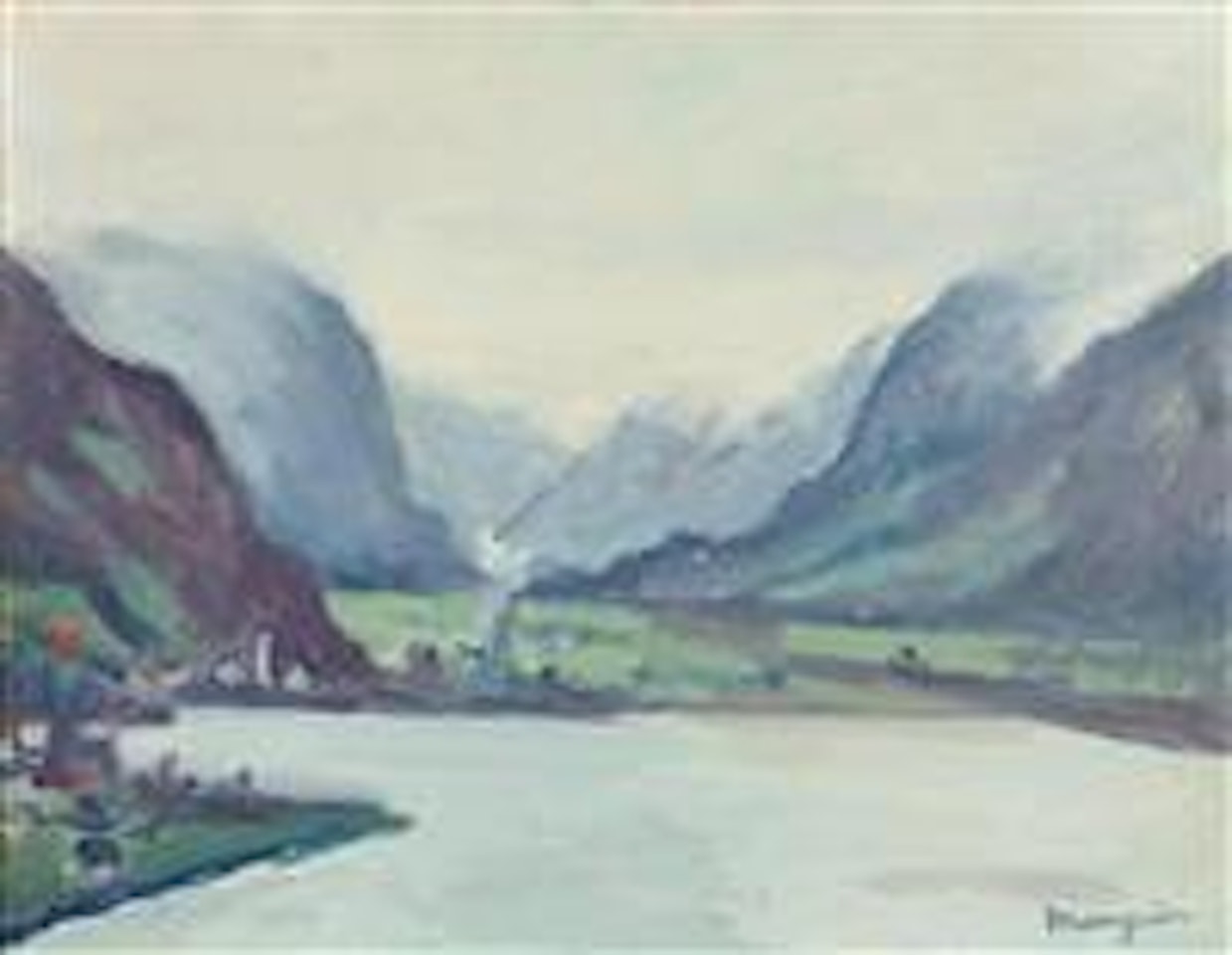 View From Brunnen To Flüelen by Henri Manguin