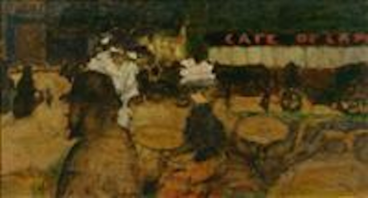 Toulouse-lautrec Au Café (La Terrasse) by Pierre Bonnard