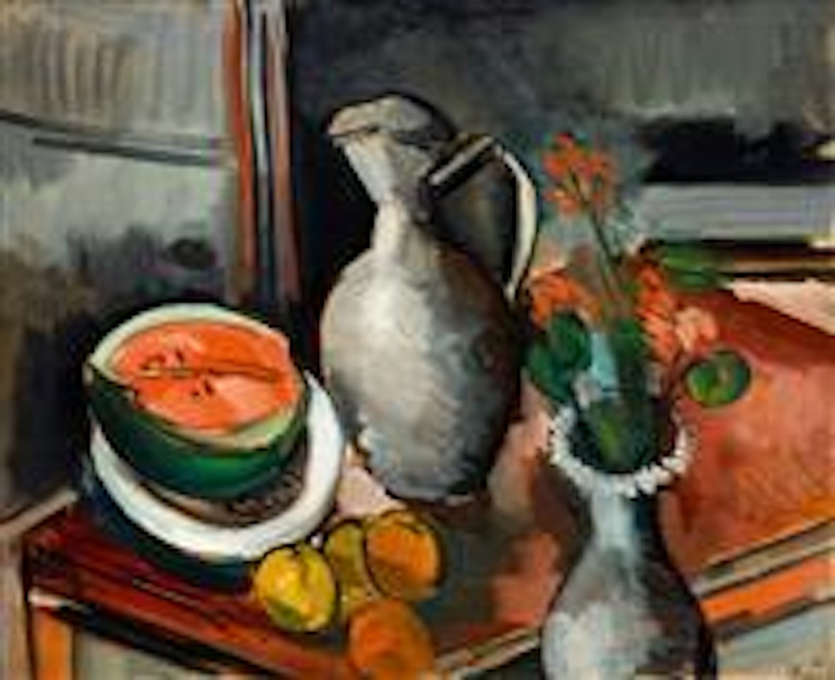 Nature Morte à La Pastèque by Maurice de Vlaminck